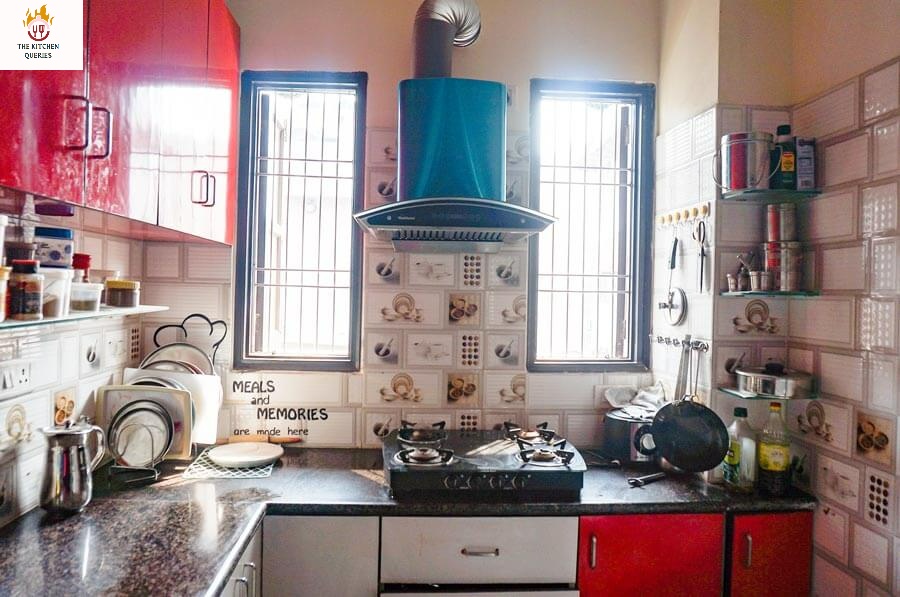 Chimney in an Indian kitchen
