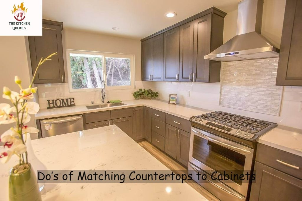 Do’s of matching kitchen countertops to cabinets