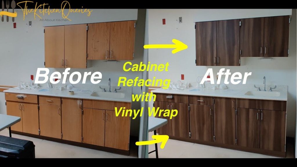 Vinyl Wrap for Kitchen Cabinets