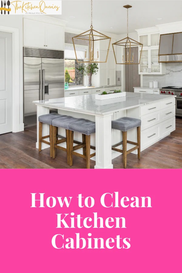 How to Clean Kitchen Cabinets-ink