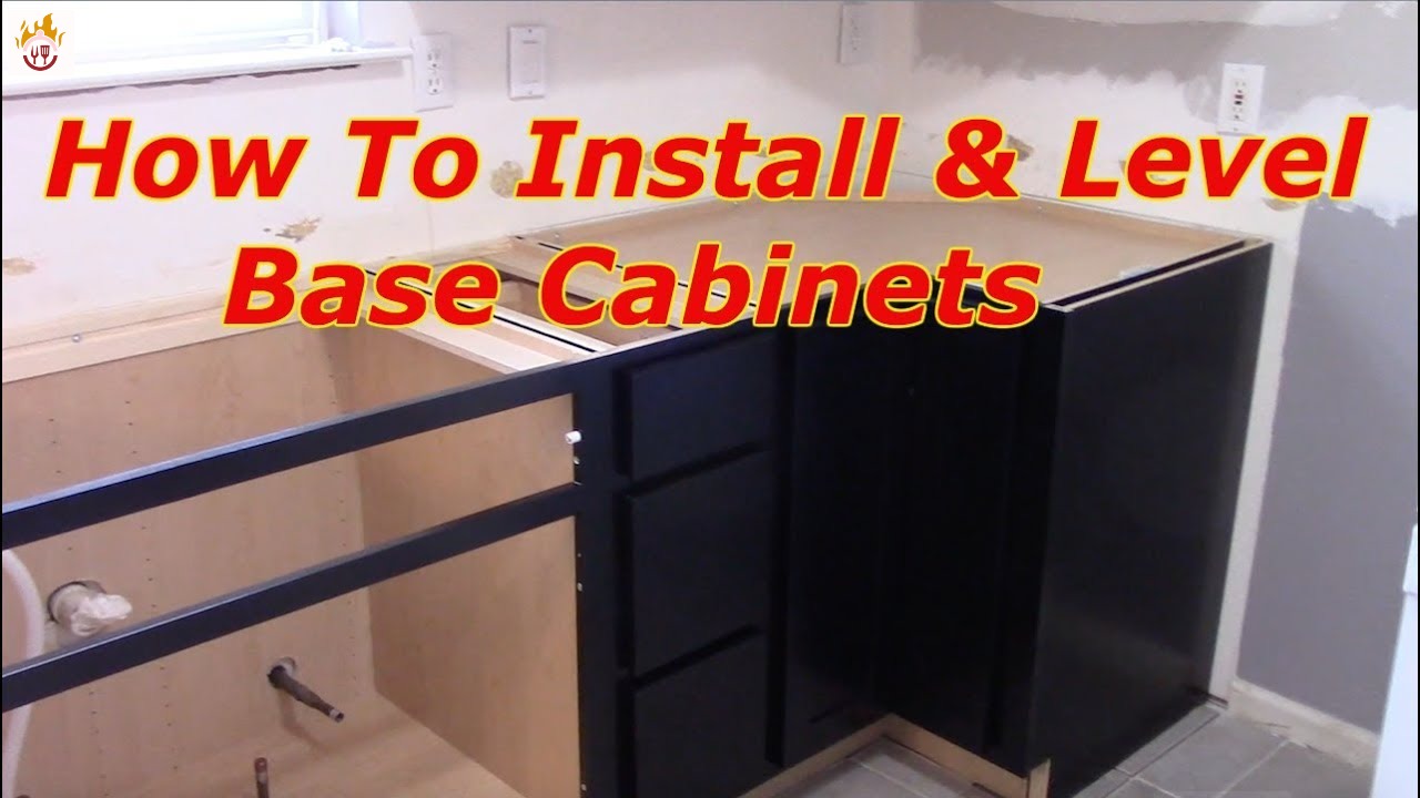 How to Level Kitchen Cabinets Like a Pro? | Make Wise Choices