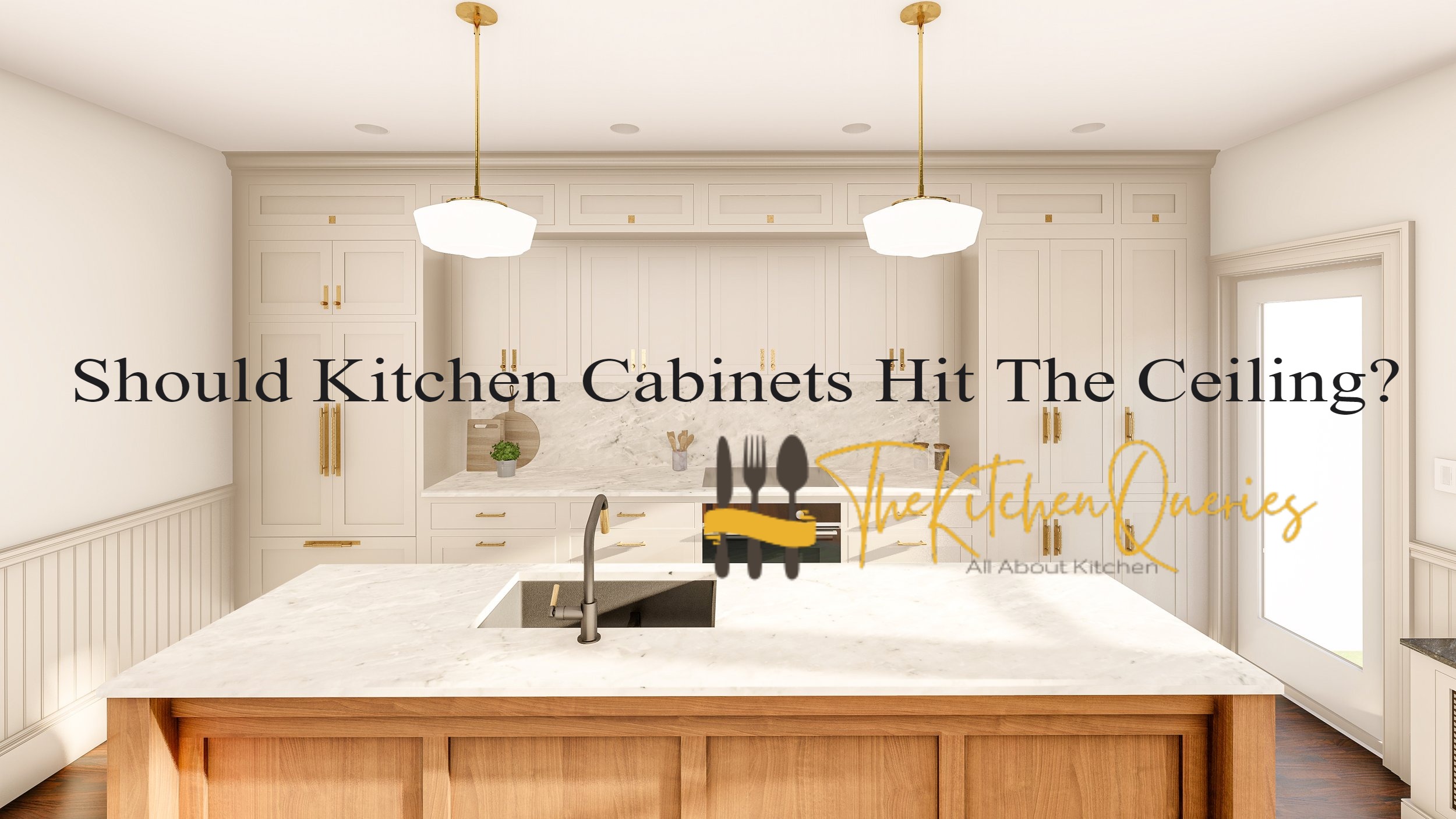 Should Kitchen Cabinets Hit The Ceiling-ink